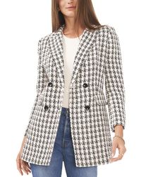 Vince Camuto - Double-Breasted Longline Jacket - Lyst