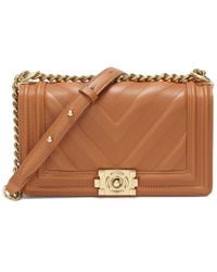 Tiffany & Fred Paris - Quilted Leather Messenger Bag - Lyst