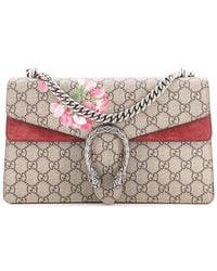 Gucci - Blooms Print Gg Coated Canvas Dionysus Bag Small (Authentic Pre- Loved) - Lyst