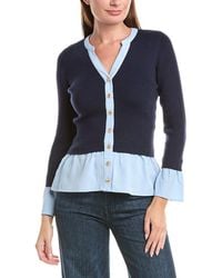 Nanette Lepore - Knit Button Top - Lyst