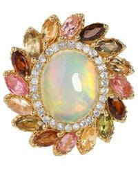 TIRAMISU - Gold Over Silver 1.24 Ct. Tw. Gemstone Ring - Lyst
