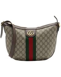 Gucci - Gg Supreme Canvas Ophidia Medium Shoulder Bag (Authentic Pre- Loved) - Lyst