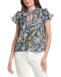 Sail To Sable - Flutter Sleeve Top - Lyst