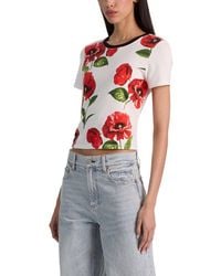 Alice + Olivia - Onie Baby Ringer T-Shirt - Lyst