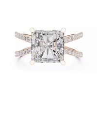 Lab Grown Diamonds - 14K Rose 4.00 Ct. Tw. Lab-Grown Diamond Ring - Lyst