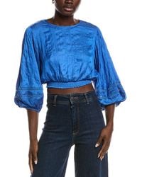 Maje - Balloon Sleeve Blouse - Lyst
