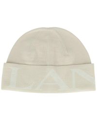 Lanvin Wool Hat - Natural
