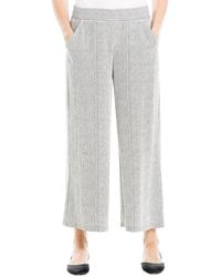 Max Studio - Wide Leg Pull-On Crop Pant - Lyst