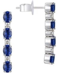 Gregg Ruth - 14K 1.92 Ct. Tw. Diamond & Sapp Earring - Lyst