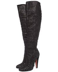Alaïa - Alaïa Suede Over-The-Knee Boot (Authentic Pre-Loved) - Lyst