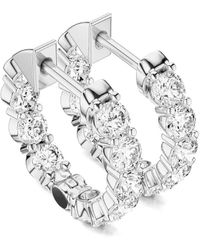 Amairah - 14K 1.50 Ct. Tw. Lab-Grown Diamond Hoop Earrings - Lyst