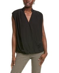 BOSS - Bonelia Surplice Top - Lyst