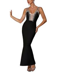 Dilireba - Sleeveless Embellished Maxi Dress - Lyst