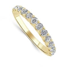 Sabrina Designs - 14k 0.57 Ct. Tw. Diamond Half-eternity Ring - Lyst