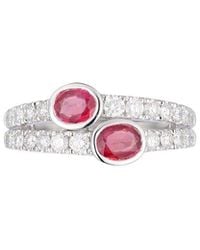 Gregg Ruth - 14K 1.46 Ct. Tw. Diamond & Ruby Ring - Lyst