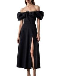 Nia - Off-The-Shoulder Mini Dress - Lyst