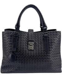 Bottega Veneta - Intrecciato Calfskin Intrecciato Roma Small Tote (Authentic Pre-Loved) - Lyst