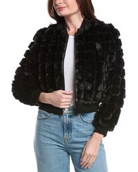 Alice + Olivia - Latanya Cropped Varsity Jacket - Lyst