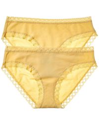 Natori - 2pk Bliss Girl Brief - Lyst