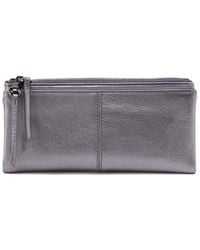 Hobo International - Keen Large Zip Top Leather Wallet - Lyst