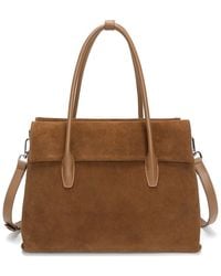 Tiffany & Fred Paris - Suede Foldover Tote - Lyst