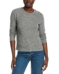 Autumn Cashmere - Raw Edge Cashmere & Silk-Blend Sweater - Lyst