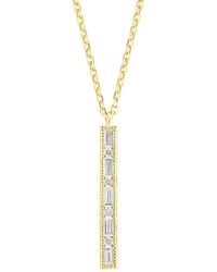 Effy Fine Jewelry - 14K 0.25 Ct. Tw. Diamond Necklace - Lyst