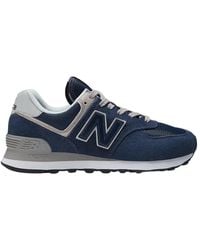 New Balance - 574 Core Suede & Mesh Sneaker - Lyst