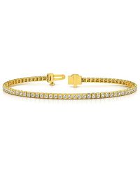 Lab Grown Diamonds - 14K 2.11 Ct. Tw. Lab-Grown Diamond Tennis Bracelet - Lyst