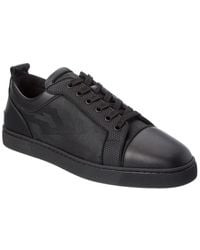 Christian Louboutin - Louis Junior Orlato Canvas & Leather Sneaker - Lyst