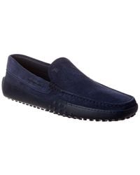 Tod's - Tods Suede Loafer - Lyst