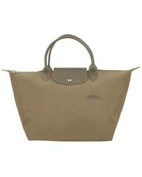Longchamp - Le Pliage Original Medium Canvas Short Handle Handbag - Lyst