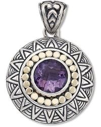 Samuel B. - 3.50 Ct. Tw. Amethyst Tribe Pendant - Lyst