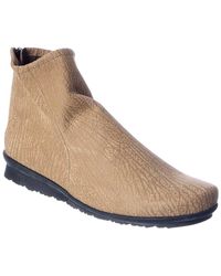 Arche Baryky Leather Bootie - Natural