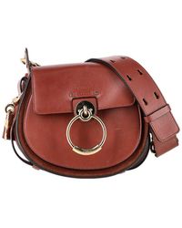 Chloé - Ochre Calfskin Leather Small Tess Shoulder Bag (authentic Pre-loved) - Lyst