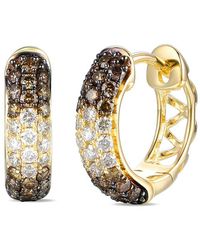 Le Vian - Le Vian 14K 0.01 Ct. Tw. Diamond Earrings - Lyst