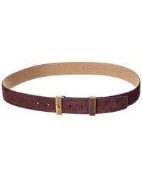 Tod's - Suede Belt - Lyst