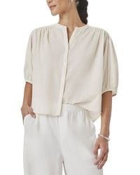 Splendid - Puff Sleeve Blouse - Lyst