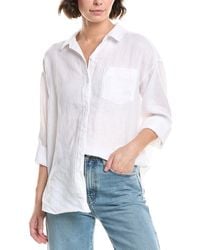 Splendid - Bailey Button-Down Linen-Blend Shirt - Lyst