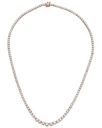 Amairah - 14K 10.00 Ct. Tw. Lab-Grown Diamond Tennis Necklace - Lyst