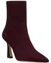 Stuart Weitzman - Vinnie Zip Suede Bootie 85 - Lyst