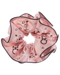 Ferragamo - Arabesque Silk Scrunchie - Lyst