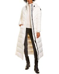 Mackage Calina Leather-trim Down Coat - White