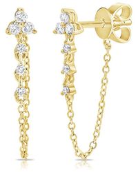 Sabrina Designs - 14k 0.17 Ct. Tw. Diamond Dangle Earrings - Lyst