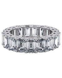 Lab Grown Diamonds - 14K 8.20 Ct. Tw. Lab-Grown Diamond Eternity Ring - Lyst