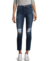 7 For All Mankind 7 For All Mankind Gwenevere Ankle Skinny Jeans - Blue