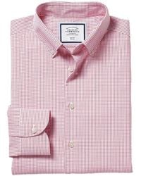 Charles Tyrwhitt - Non-Iron Button Down Check Slim Fit Shirt - Lyst