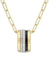 Rina Limor - Gold Over Silver 0.84 Ct. Tw. Sapphire Pendant Necklace - Lyst