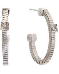 Meshmerise - 18k Gold Over Silver 0.06 Ct. Tw. Diamond Earrings - Lyst