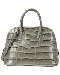 Tiffany & Fred Paris - Mini Croc-Embossed Leather Satchel - Lyst
